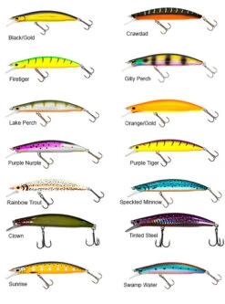 T-Boned Psycho Minnow Series Crankbaits 4″